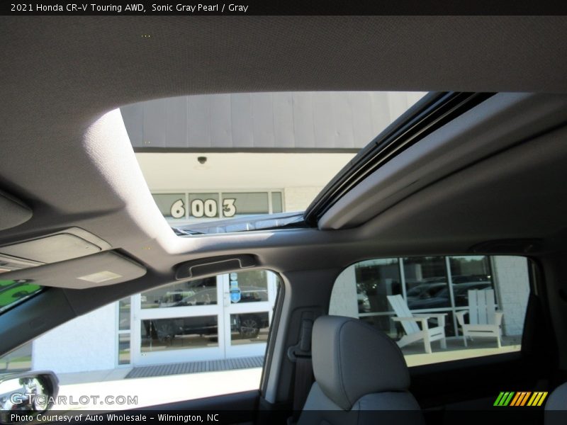 Sonic Gray Pearl / Gray 2021 Honda CR-V Touring AWD