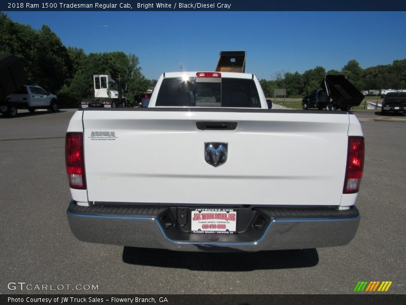 Bright White / Black/Diesel Gray 2018 Ram 1500 Tradesman Regular Cab