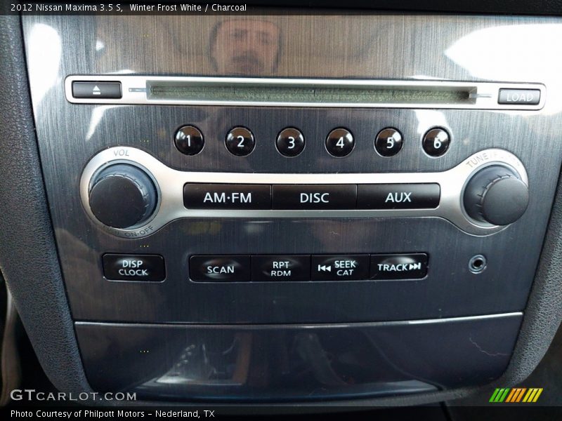 Winter Frost White / Charcoal 2012 Nissan Maxima 3.5 S