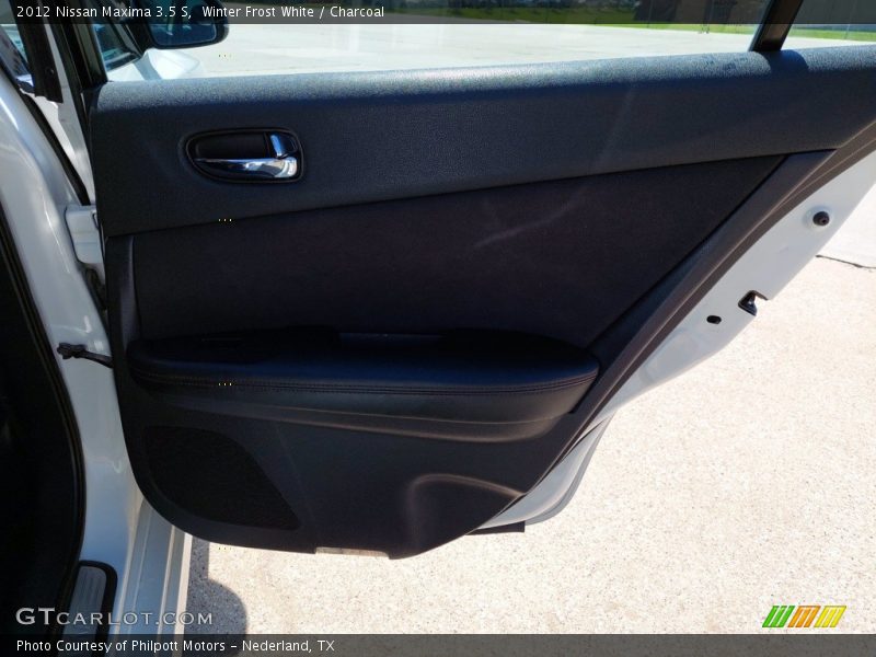 Winter Frost White / Charcoal 2012 Nissan Maxima 3.5 S