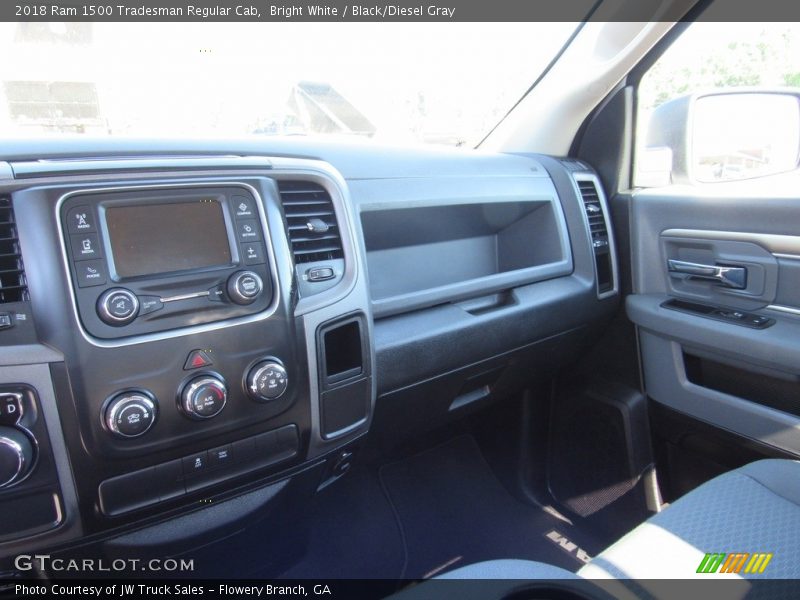 Bright White / Black/Diesel Gray 2018 Ram 1500 Tradesman Regular Cab