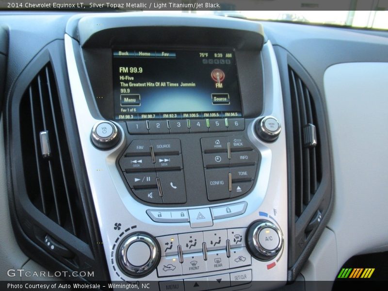 Silver Topaz Metallic / Light Titanium/Jet Black 2014 Chevrolet Equinox LT