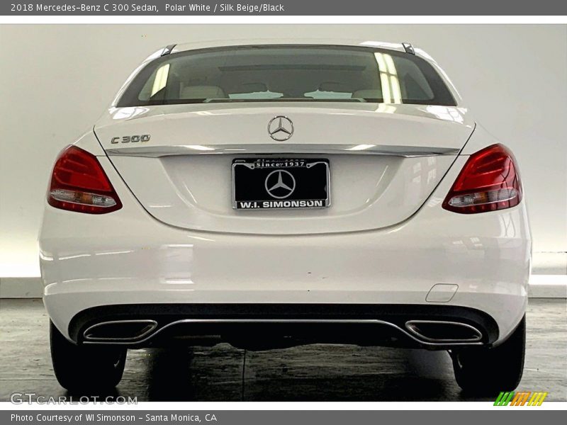 Polar White / Silk Beige/Black 2018 Mercedes-Benz C 300 Sedan