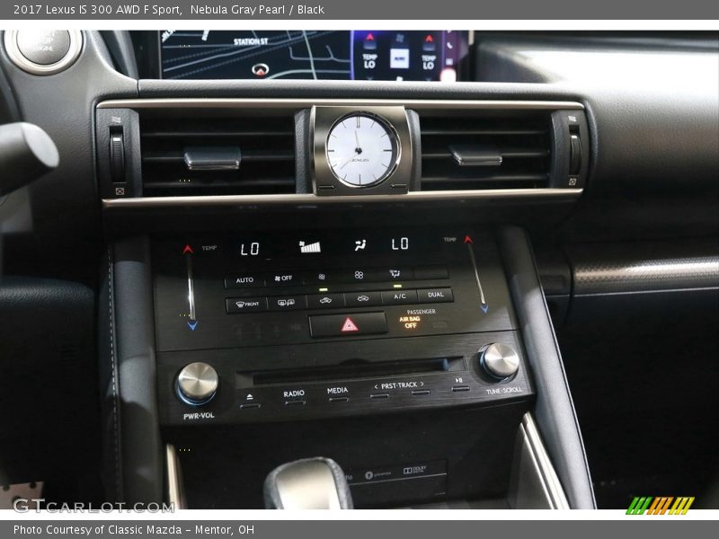 Nebula Gray Pearl / Black 2017 Lexus IS 300 AWD F Sport