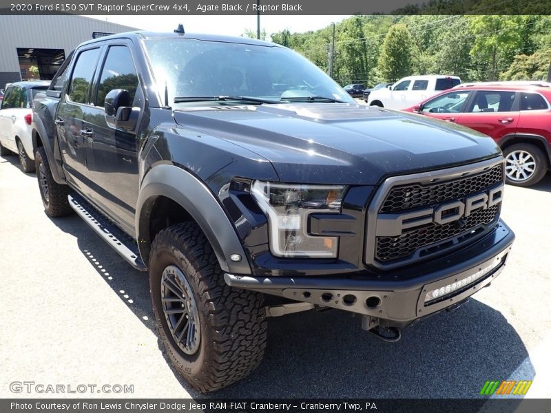Agate Black / Raptor Black 2020 Ford F150 SVT Raptor SuperCrew 4x4