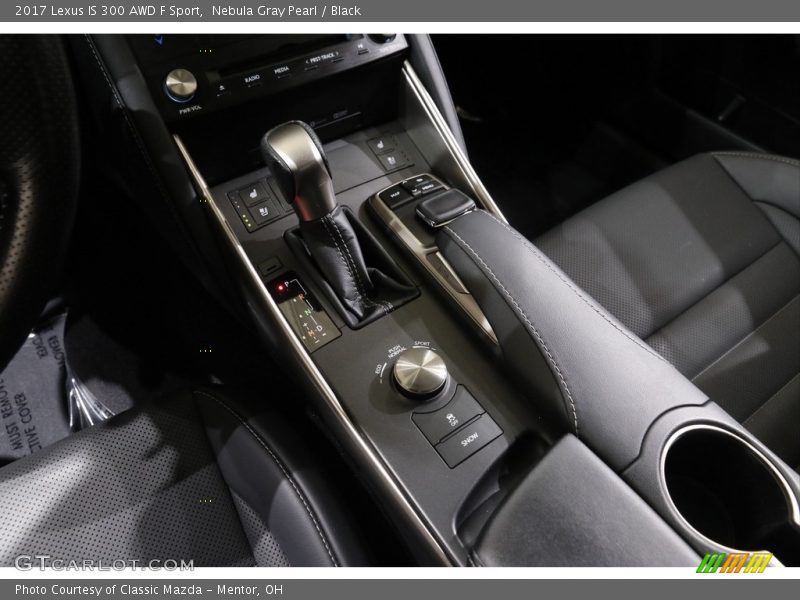Nebula Gray Pearl / Black 2017 Lexus IS 300 AWD F Sport