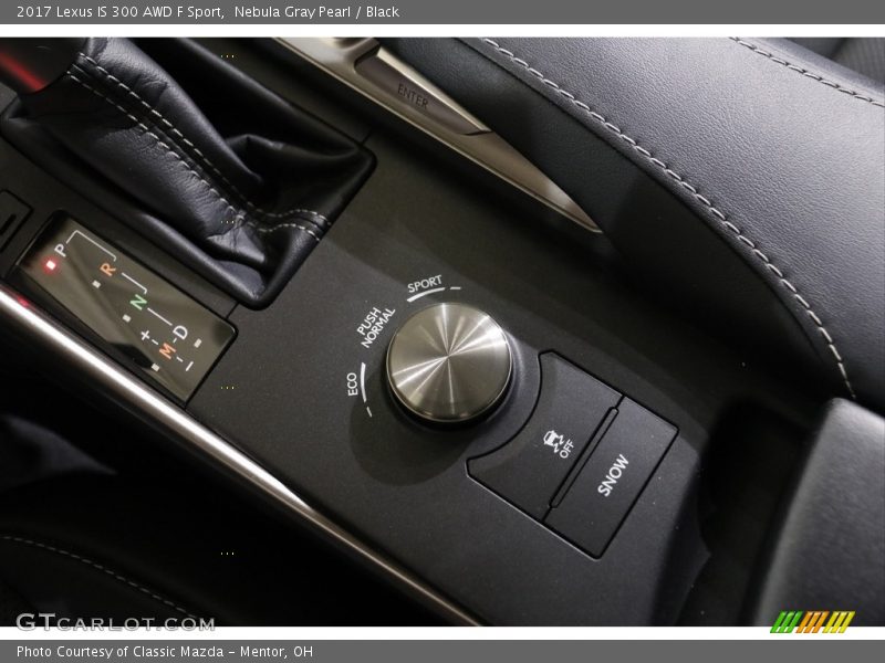 Nebula Gray Pearl / Black 2017 Lexus IS 300 AWD F Sport