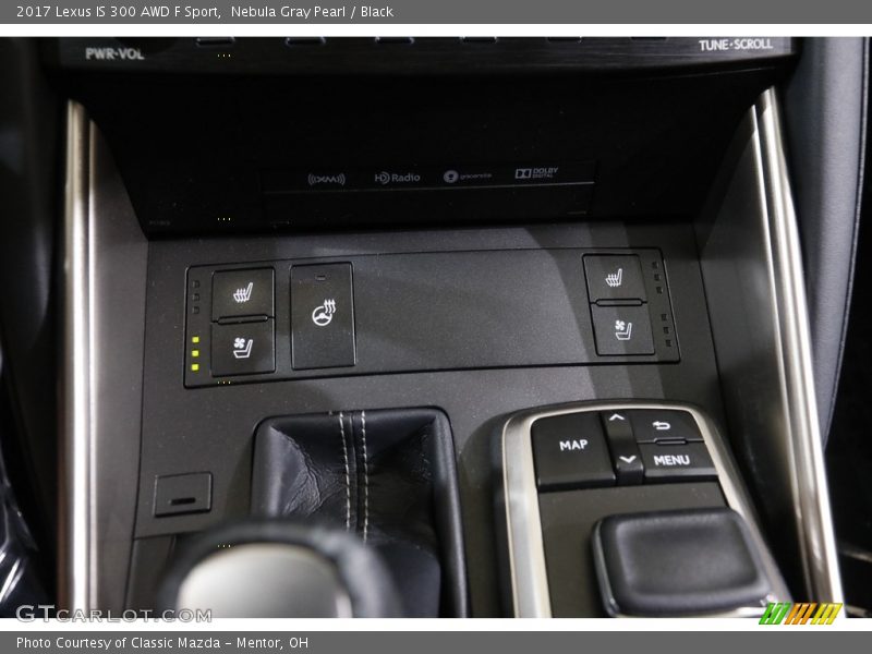 Nebula Gray Pearl / Black 2017 Lexus IS 300 AWD F Sport