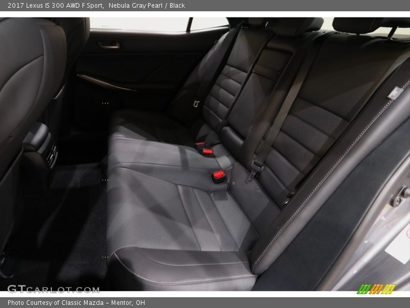 Nebula Gray Pearl / Black 2017 Lexus IS 300 AWD F Sport