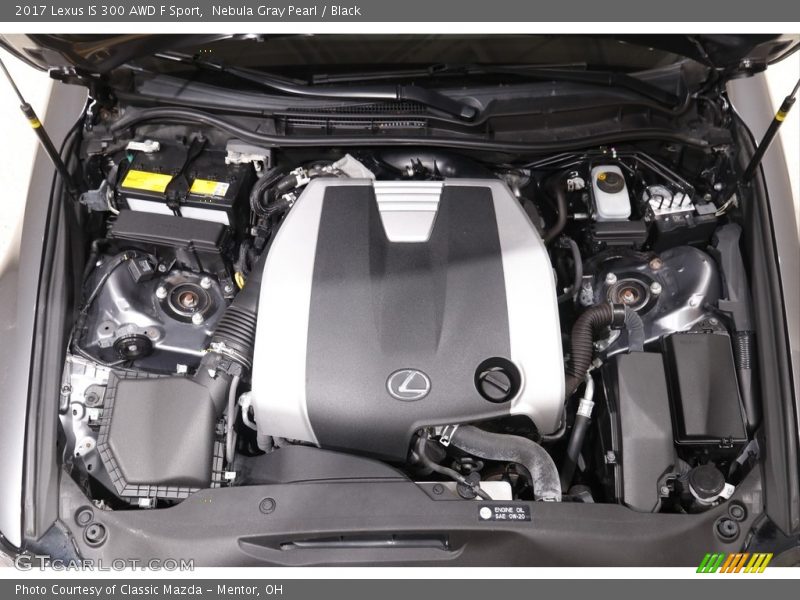 Nebula Gray Pearl / Black 2017 Lexus IS 300 AWD F Sport