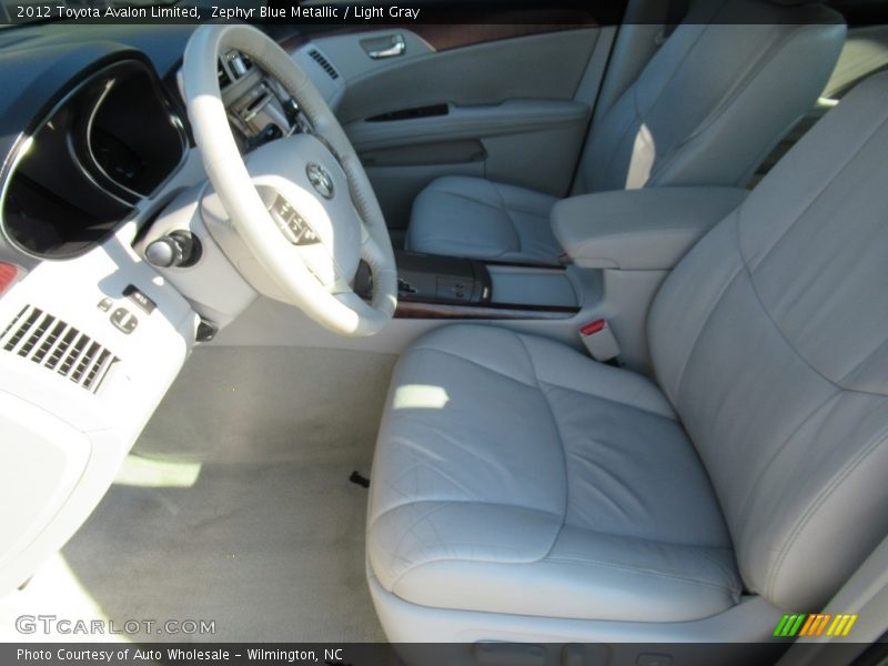Zephyr Blue Metallic / Light Gray 2012 Toyota Avalon Limited