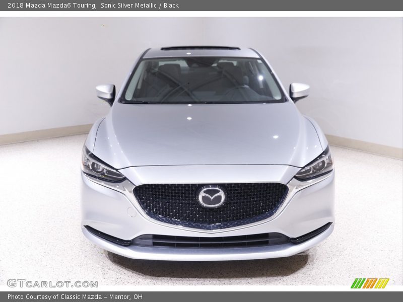 Sonic Silver Metallic / Black 2018 Mazda Mazda6 Touring