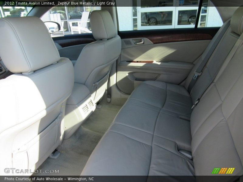 Zephyr Blue Metallic / Light Gray 2012 Toyota Avalon Limited