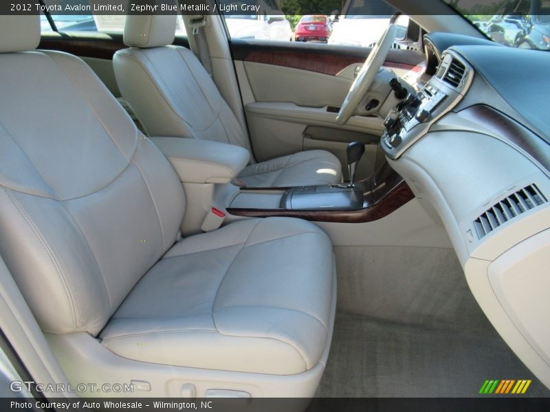 Zephyr Blue Metallic / Light Gray 2012 Toyota Avalon Limited