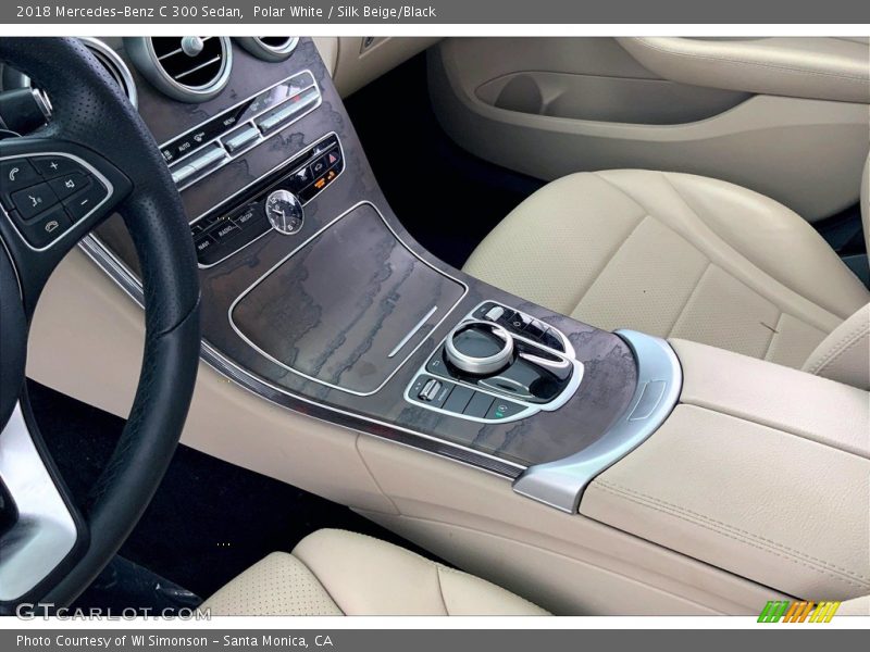Polar White / Silk Beige/Black 2018 Mercedes-Benz C 300 Sedan