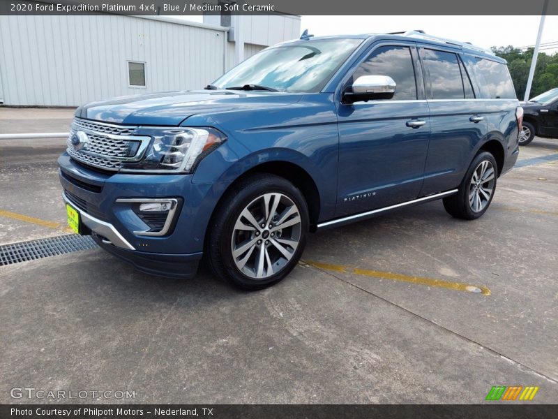 Blue / Medium Soft Ceramic 2020 Ford Expedition Platinum 4x4
