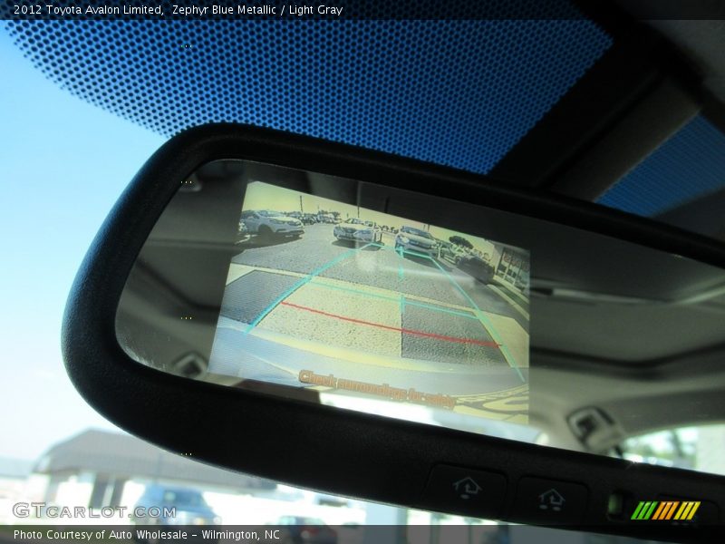 Zephyr Blue Metallic / Light Gray 2012 Toyota Avalon Limited