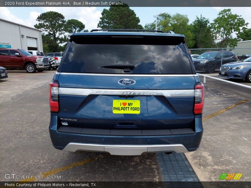 Blue / Medium Soft Ceramic 2020 Ford Expedition Platinum 4x4