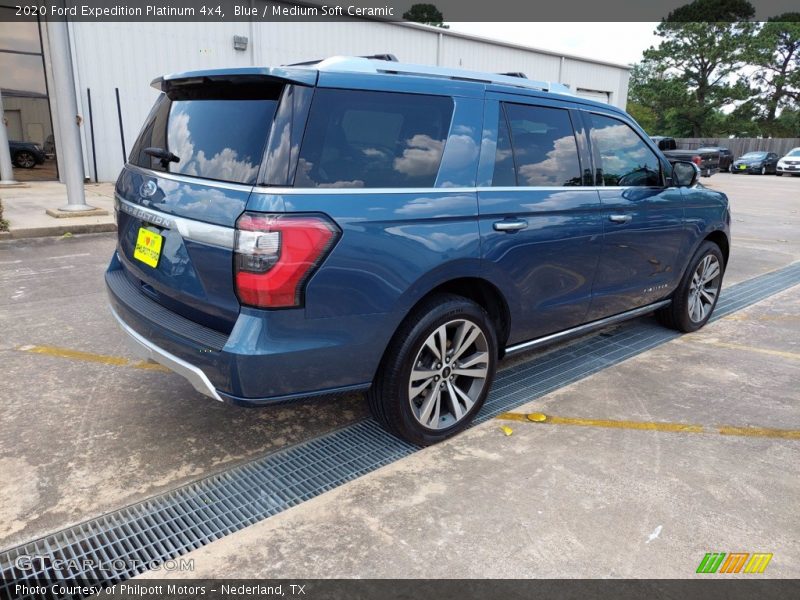 Blue / Medium Soft Ceramic 2020 Ford Expedition Platinum 4x4