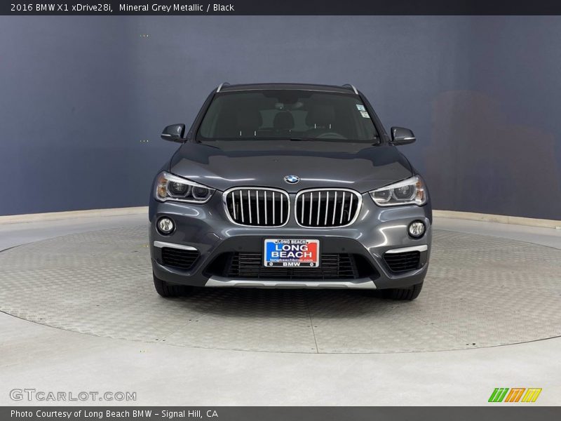 Mineral Grey Metallic / Black 2016 BMW X1 xDrive28i