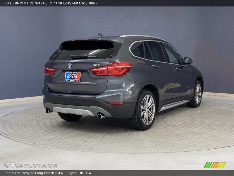 Mineral Grey Metallic / Black 2016 BMW X1 xDrive28i