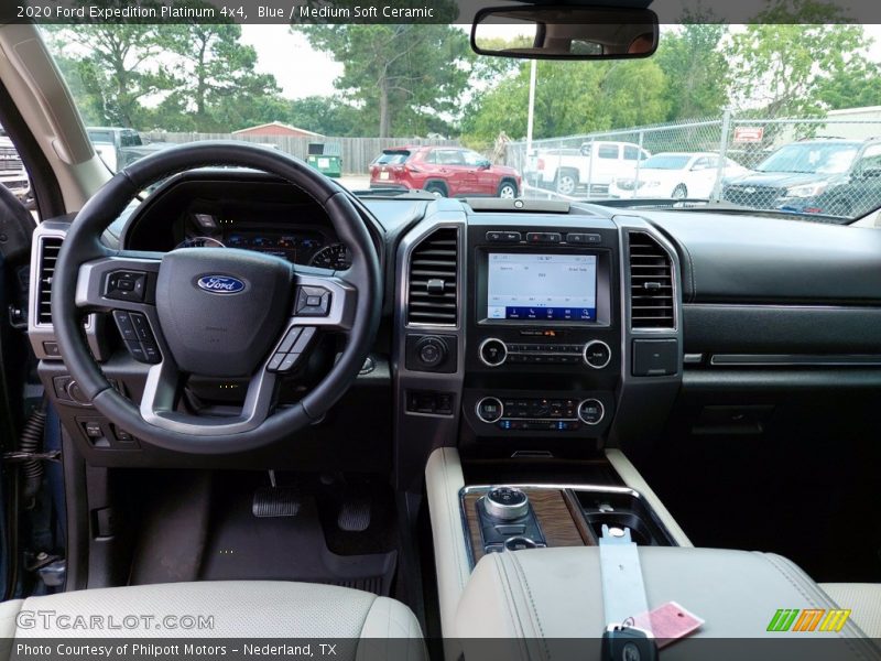 Blue / Medium Soft Ceramic 2020 Ford Expedition Platinum 4x4