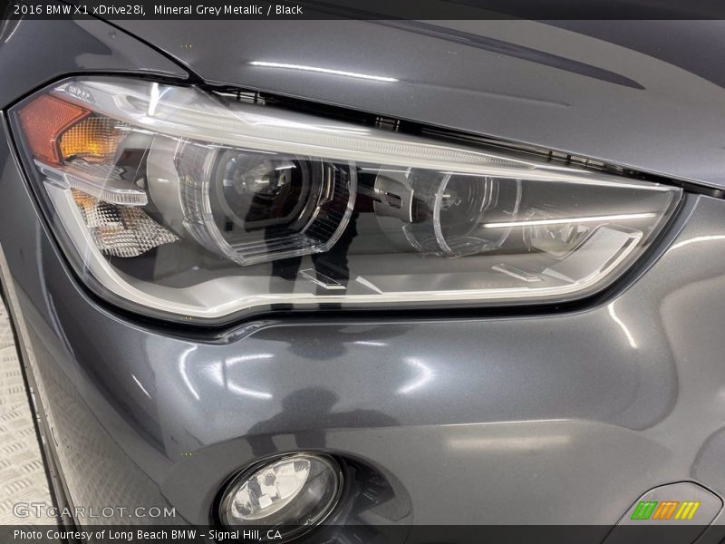 Mineral Grey Metallic / Black 2016 BMW X1 xDrive28i