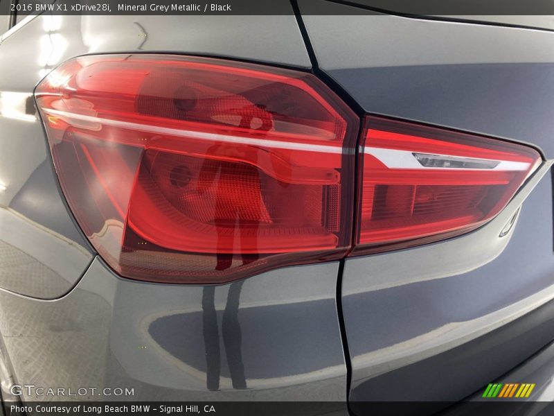 Mineral Grey Metallic / Black 2016 BMW X1 xDrive28i