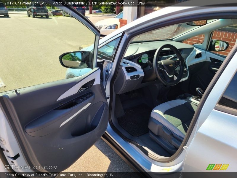 Arctic Blue Metallic / Dark Galvanized/­Sky Cool Gray 2017 Chevrolet Bolt EV LT