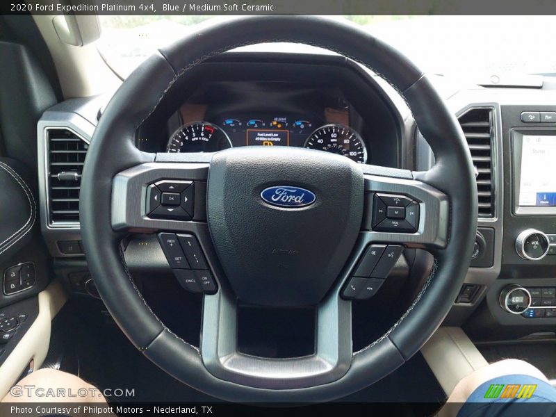 Blue / Medium Soft Ceramic 2020 Ford Expedition Platinum 4x4