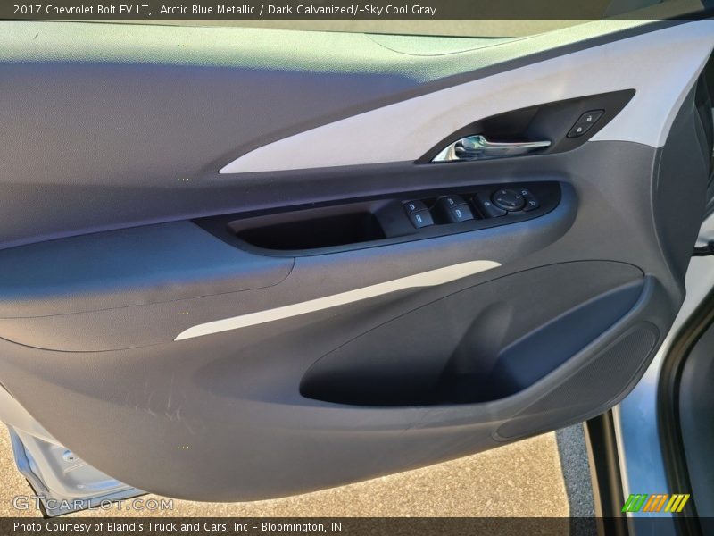 Arctic Blue Metallic / Dark Galvanized/­Sky Cool Gray 2017 Chevrolet Bolt EV LT