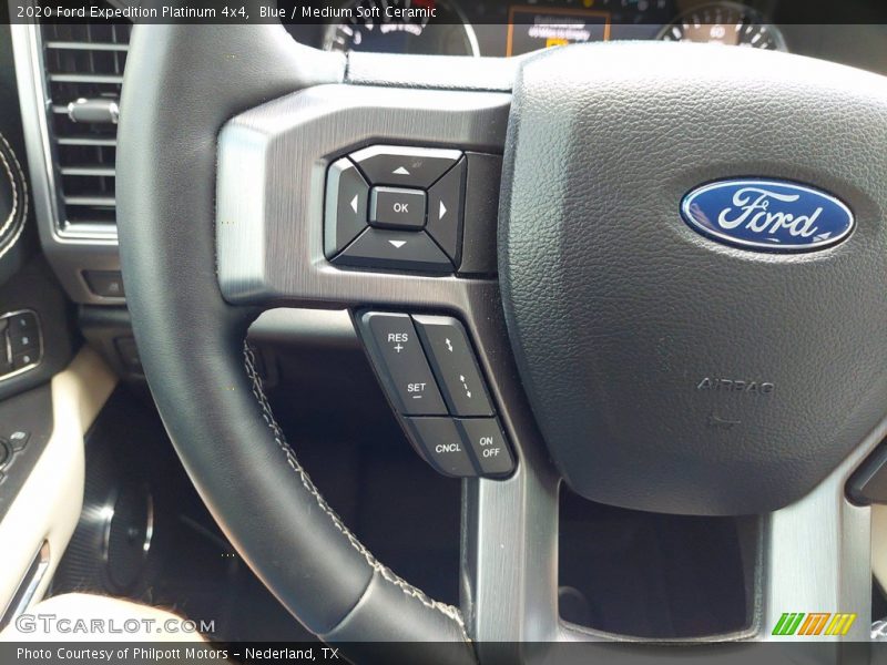 Blue / Medium Soft Ceramic 2020 Ford Expedition Platinum 4x4
