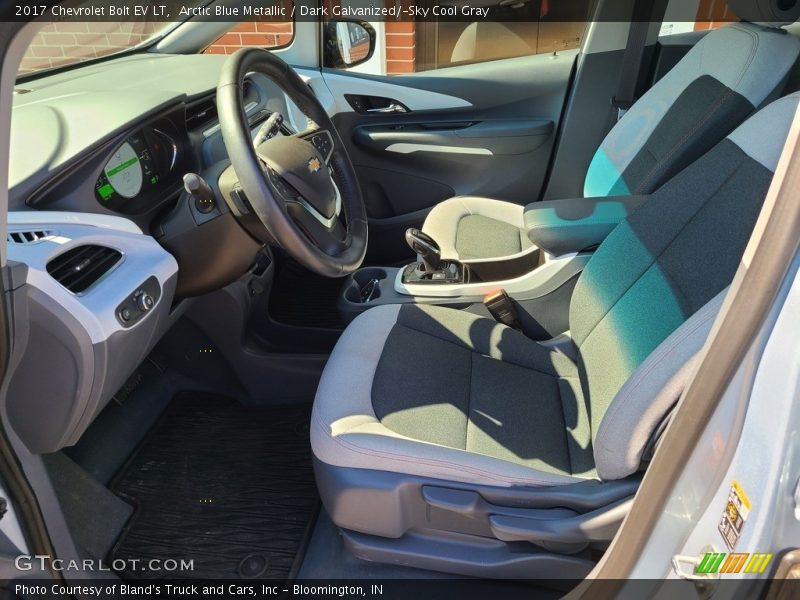 Arctic Blue Metallic / Dark Galvanized/­Sky Cool Gray 2017 Chevrolet Bolt EV LT