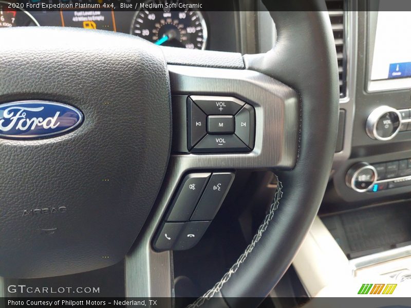 Blue / Medium Soft Ceramic 2020 Ford Expedition Platinum 4x4