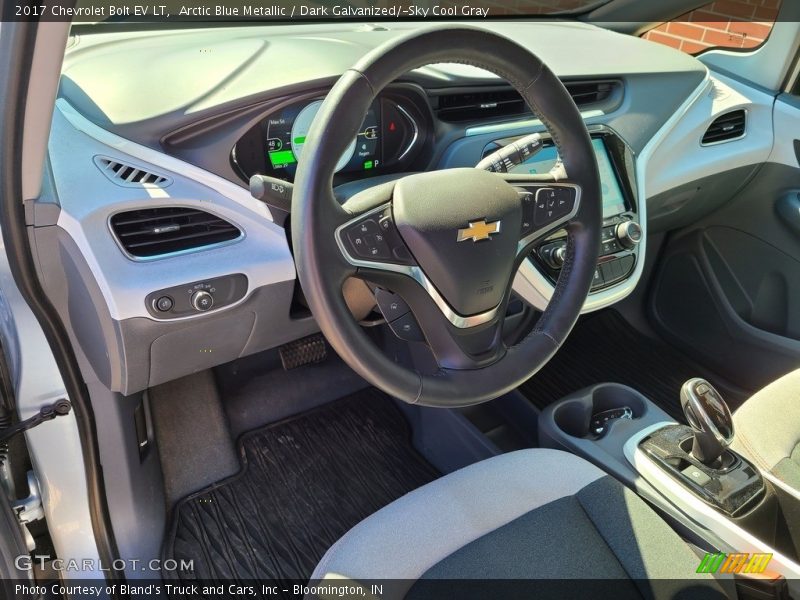 Arctic Blue Metallic / Dark Galvanized/­Sky Cool Gray 2017 Chevrolet Bolt EV LT