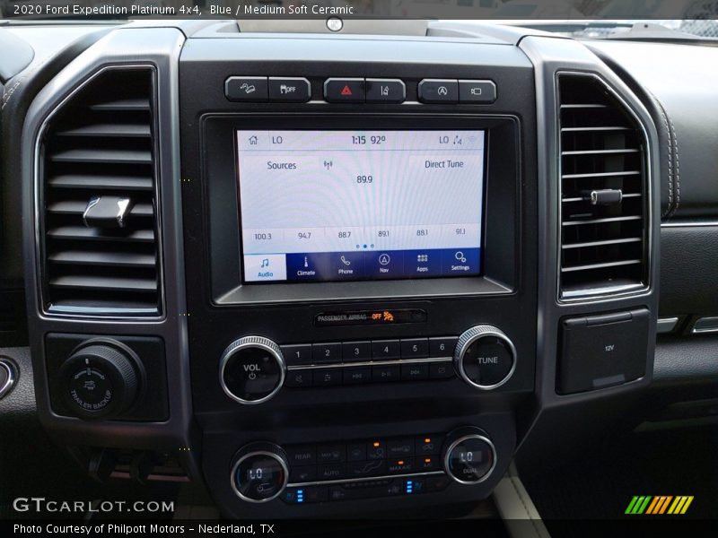 Blue / Medium Soft Ceramic 2020 Ford Expedition Platinum 4x4