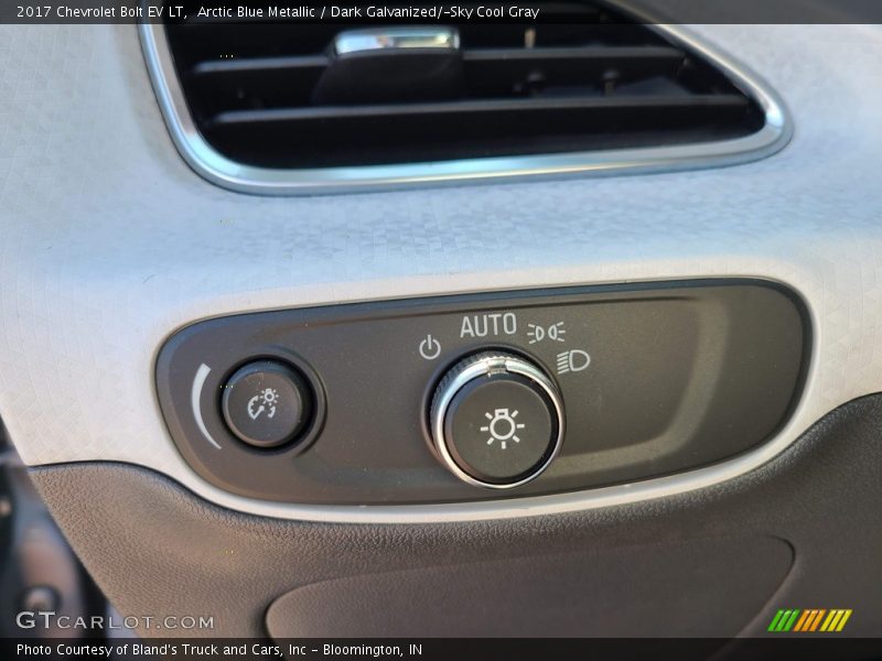 Arctic Blue Metallic / Dark Galvanized/­Sky Cool Gray 2017 Chevrolet Bolt EV LT