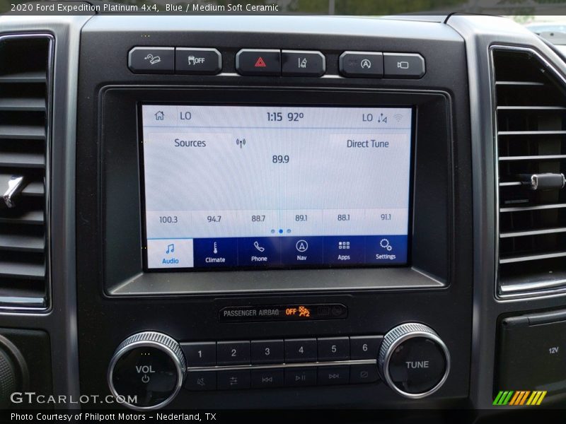 Blue / Medium Soft Ceramic 2020 Ford Expedition Platinum 4x4