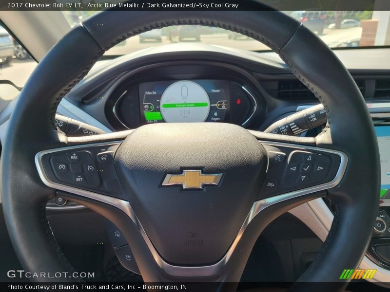 Arctic Blue Metallic / Dark Galvanized/­Sky Cool Gray 2017 Chevrolet Bolt EV LT