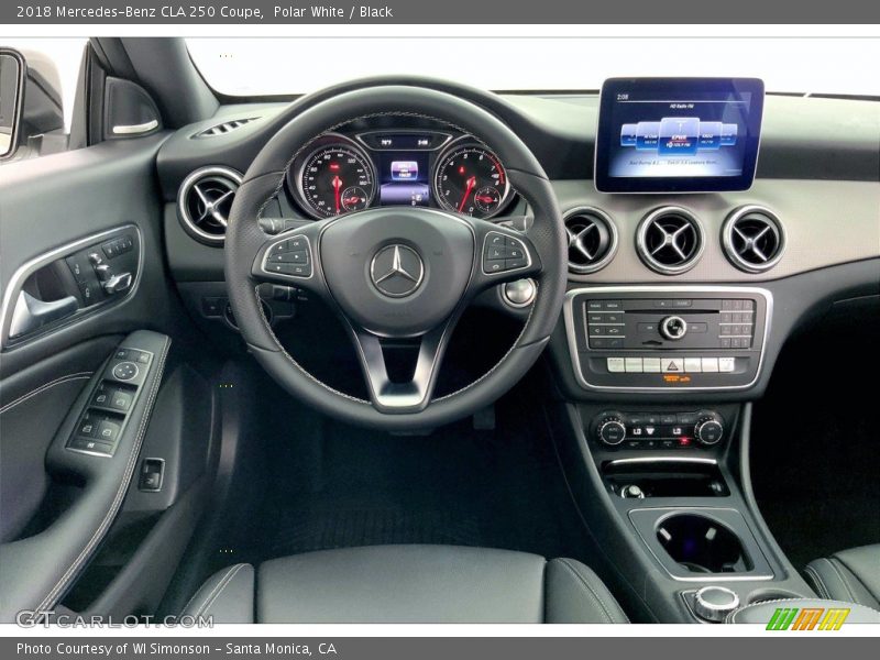 Polar White / Black 2018 Mercedes-Benz CLA 250 Coupe
