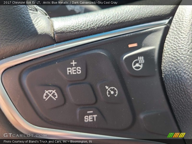 Arctic Blue Metallic / Dark Galvanized/­Sky Cool Gray 2017 Chevrolet Bolt EV LT