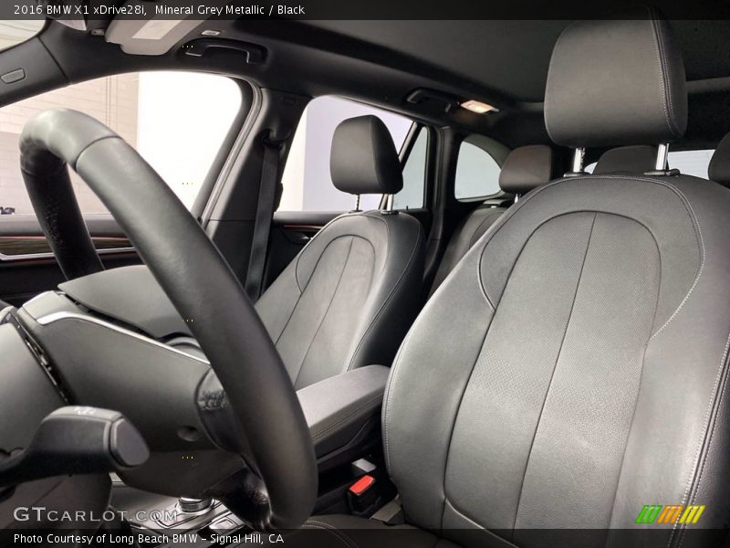 Mineral Grey Metallic / Black 2016 BMW X1 xDrive28i