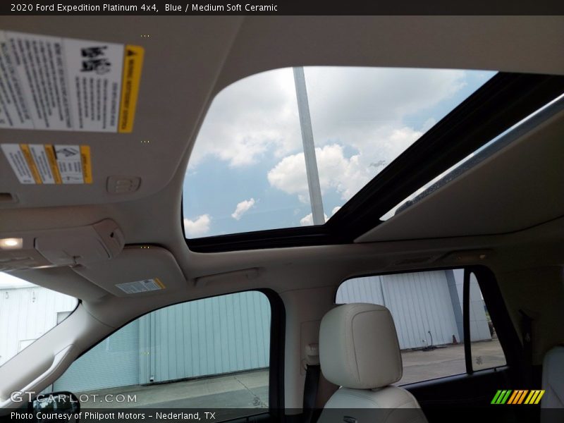 Blue / Medium Soft Ceramic 2020 Ford Expedition Platinum 4x4