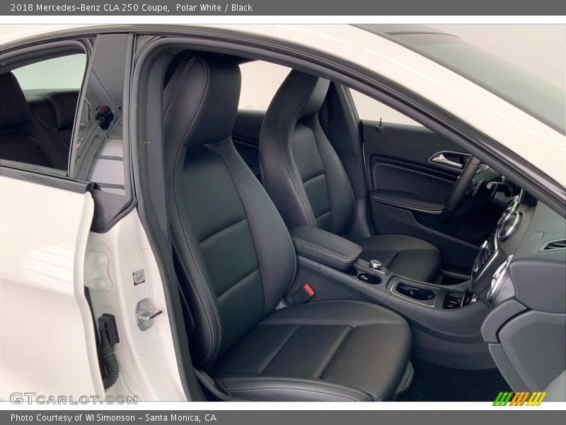 Polar White / Black 2018 Mercedes-Benz CLA 250 Coupe