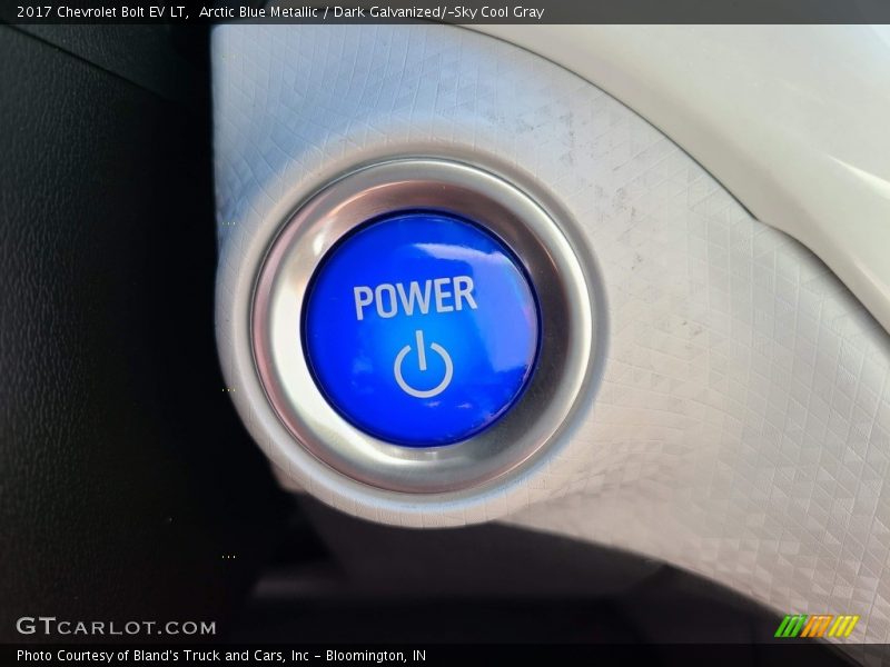Arctic Blue Metallic / Dark Galvanized/­Sky Cool Gray 2017 Chevrolet Bolt EV LT
