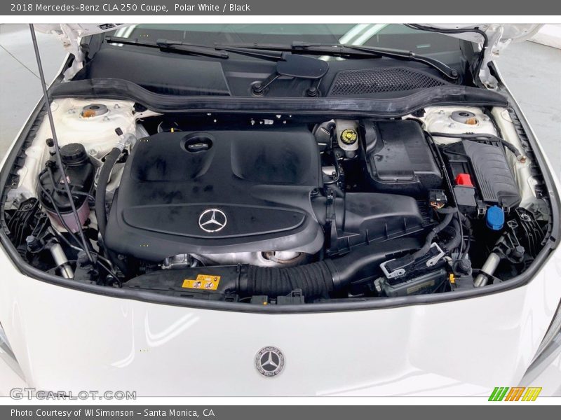Polar White / Black 2018 Mercedes-Benz CLA 250 Coupe