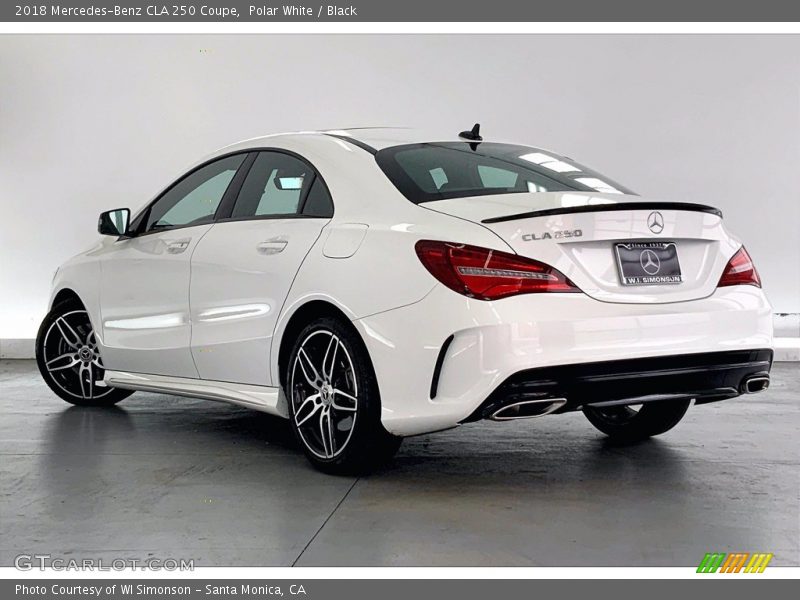 Polar White / Black 2018 Mercedes-Benz CLA 250 Coupe