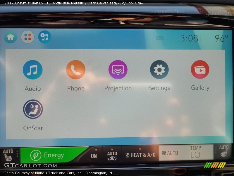 Arctic Blue Metallic / Dark Galvanized/­Sky Cool Gray 2017 Chevrolet Bolt EV LT