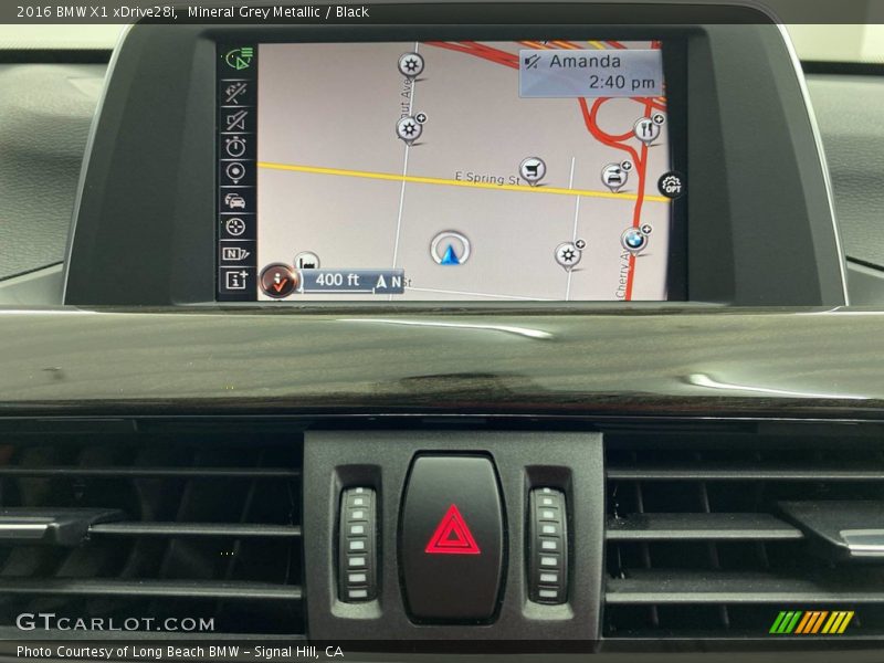 Mineral Grey Metallic / Black 2016 BMW X1 xDrive28i