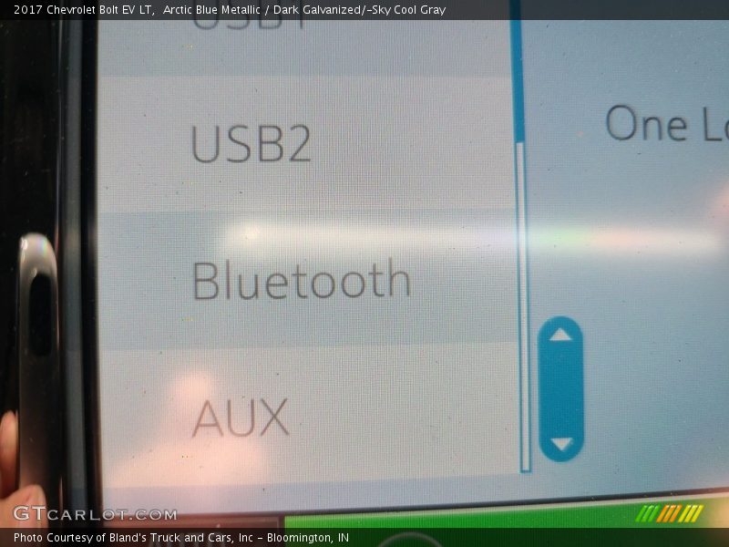 Arctic Blue Metallic / Dark Galvanized/­Sky Cool Gray 2017 Chevrolet Bolt EV LT